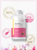 Carlyle Iron Liquid Supplement 18mg Fruit Punch on a kitchen counter