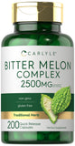 Carlyle Karela Bitter Melon Capsules 1000mg front view