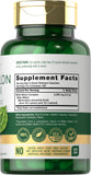 Carlyle Karela Bitter Melon Capsules 1000mg side view