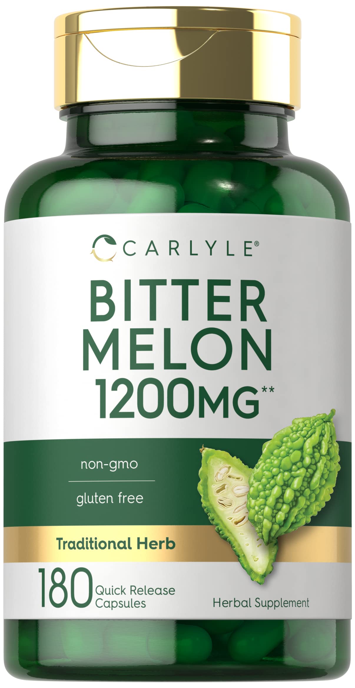 Carlyle Karela Bitter Melon Extract 100g capsule bottle front view