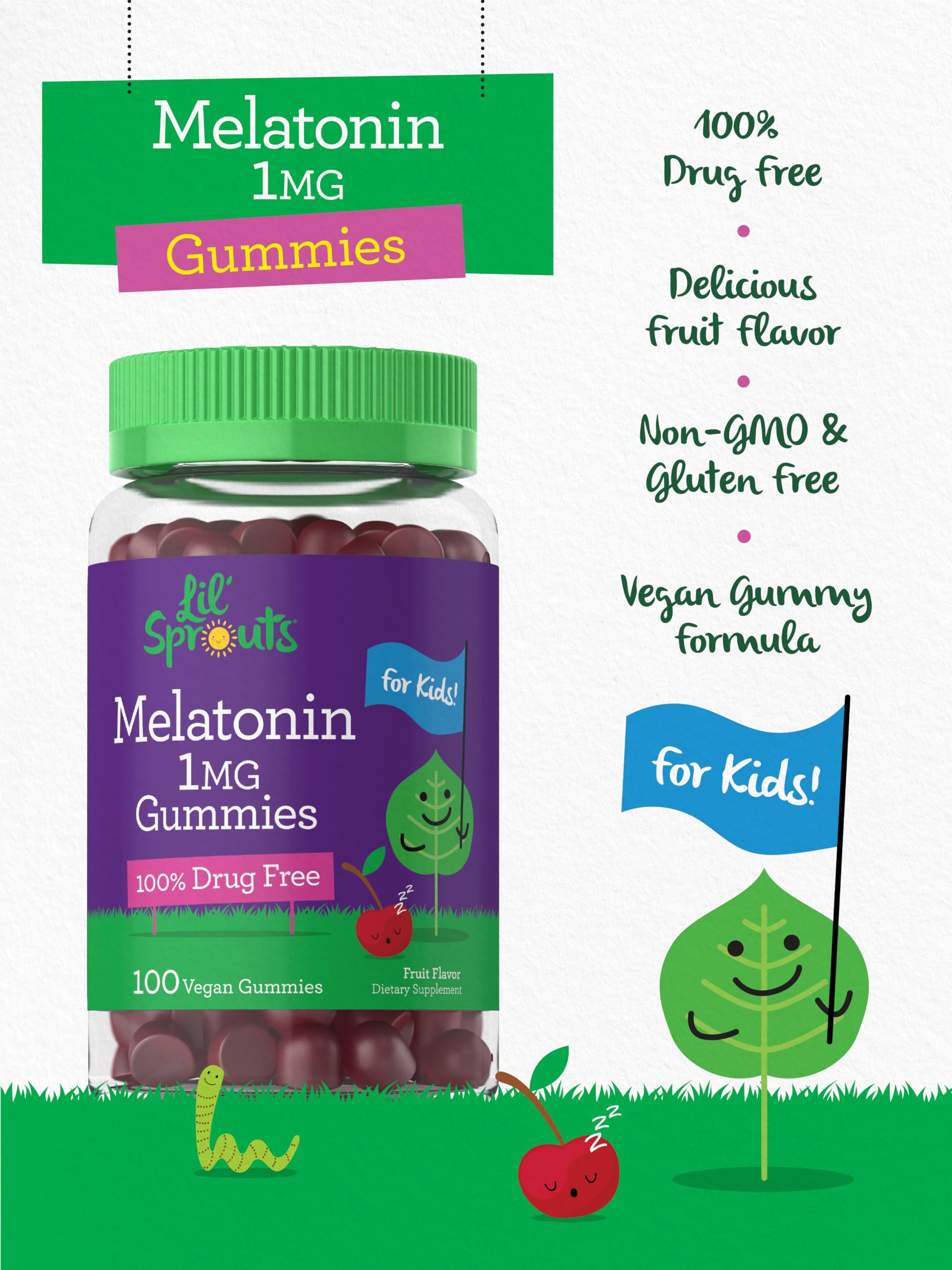 Carlyle Kids Melatonin Gummies gummies in a bowl