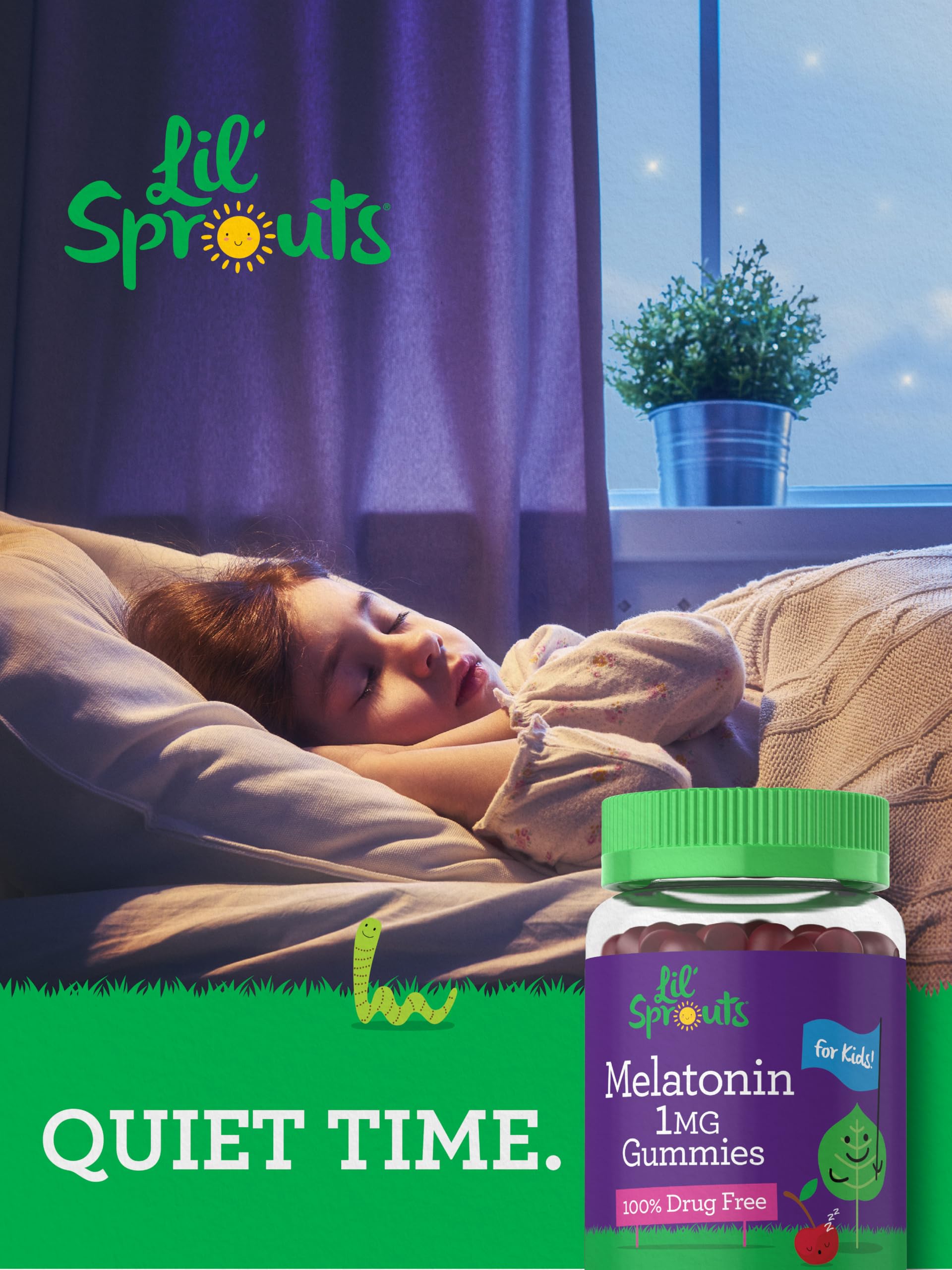 Carlyle Kids Melatonin Gummies gummies scattered on a table