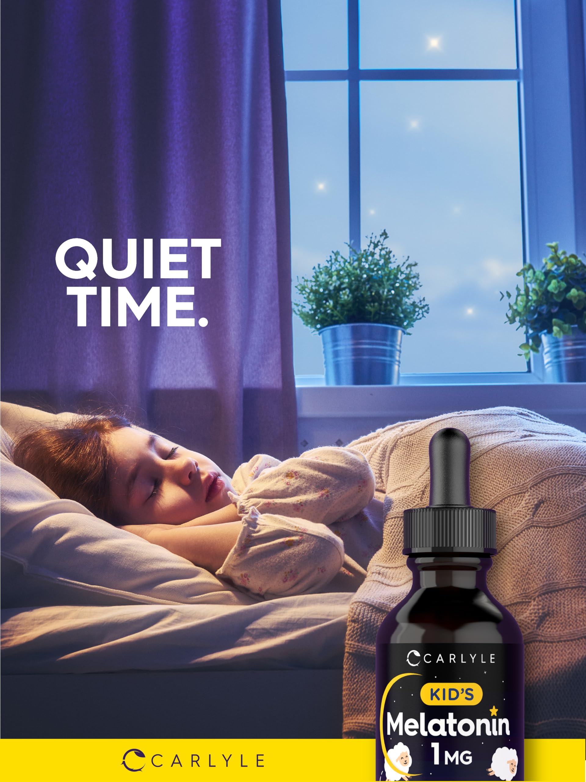 Carlyle Kids Melatonin Liquid 1 fl oz with berries