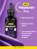 Carlyle Kids Melatonin Liquid 1 fl oz with packaging
