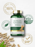 Carlyle Korean Ginseng Extract 2000mg capsules close-up