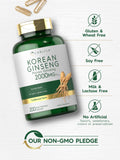 Carlyle Korean Ginseng Extract capsules with a measuring spoon