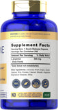 Carlyle L-Arginine 500mg capsules side view with label