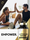 Carlyle L-Citrulline BCAA Supplement 1600mg on a table