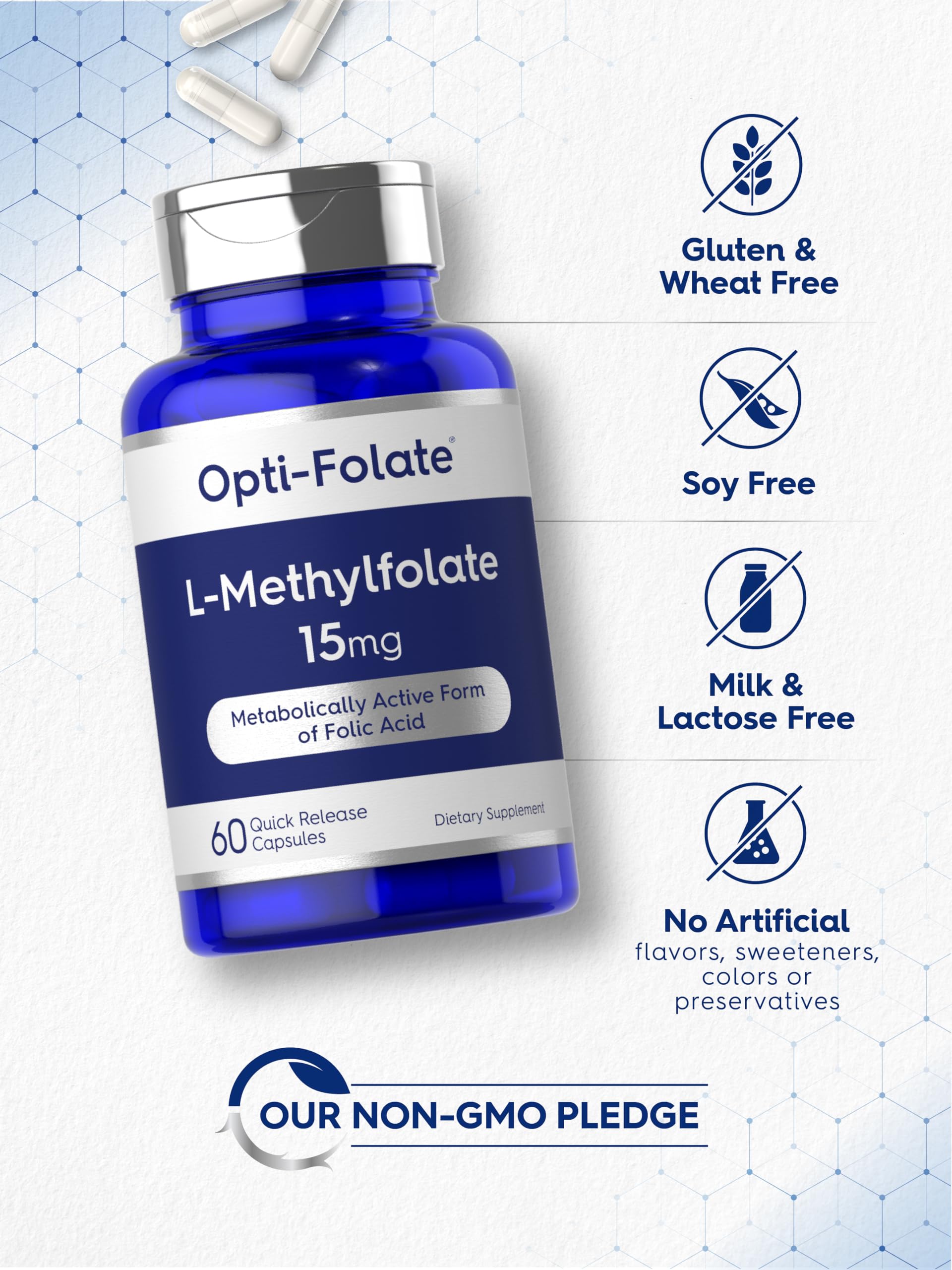 Carlyle L-Methylfolate 25,000 mcg ingredients list
