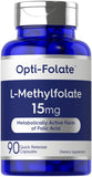 Carlyle L-Methylfolate 25000 mcg capsules front view