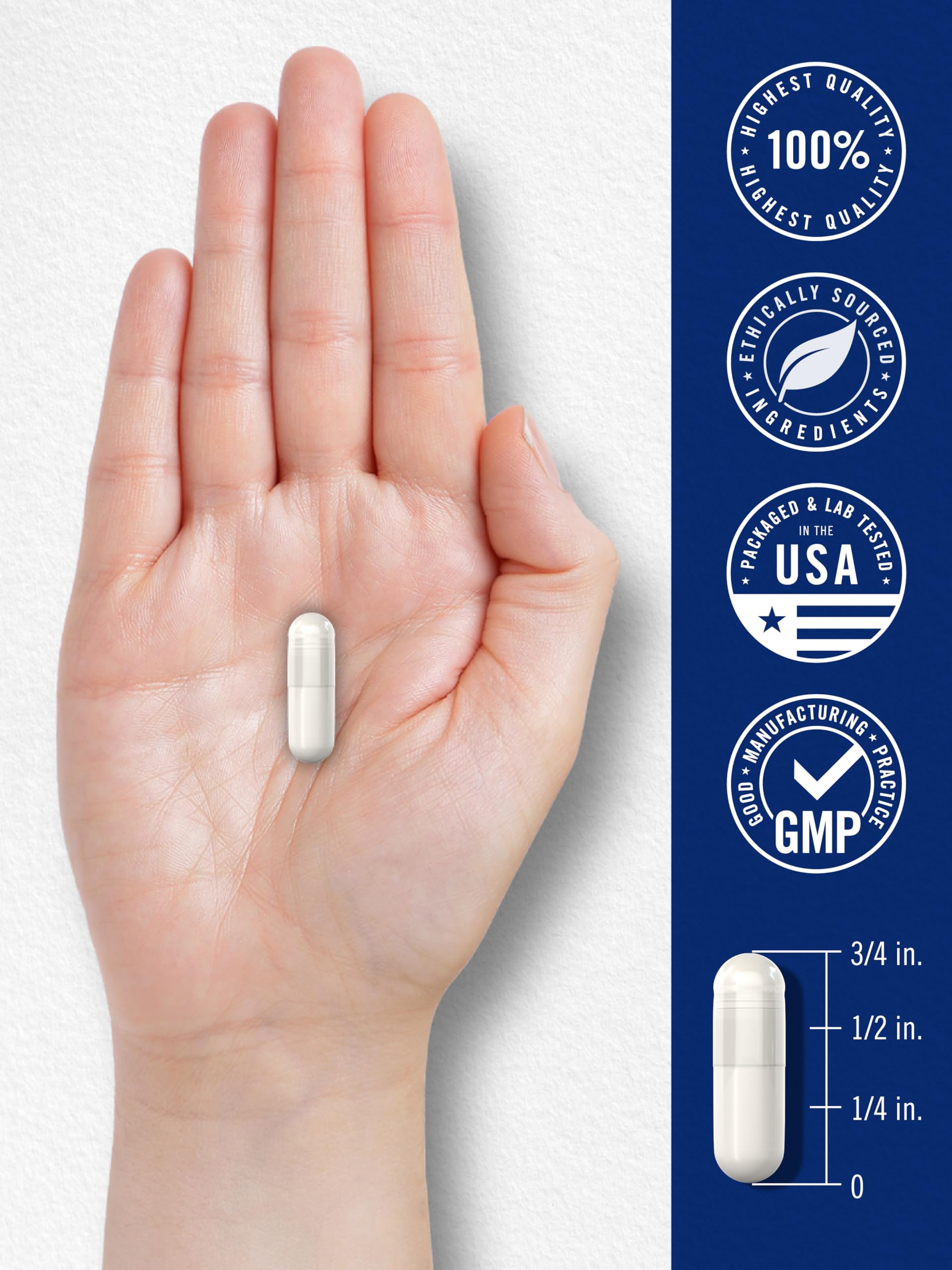 Carlyle L-Methylfolate 25000 mcg capsules on a wooden table