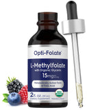 Carlyle L-Methylfolate Liquid Supplement bottle front view