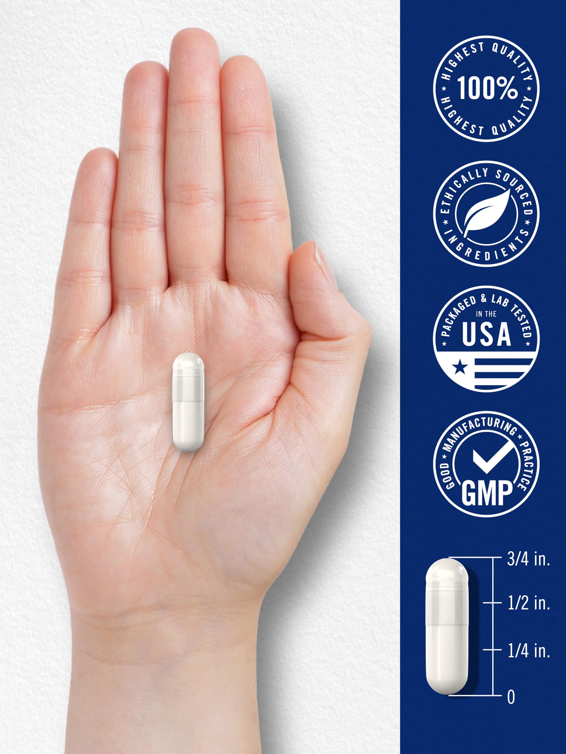 Carlyle L-Methylfolate supplement capsules with a glass of water