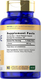 Carlyle L-Serine 500mg Quick Release Capsules side view
