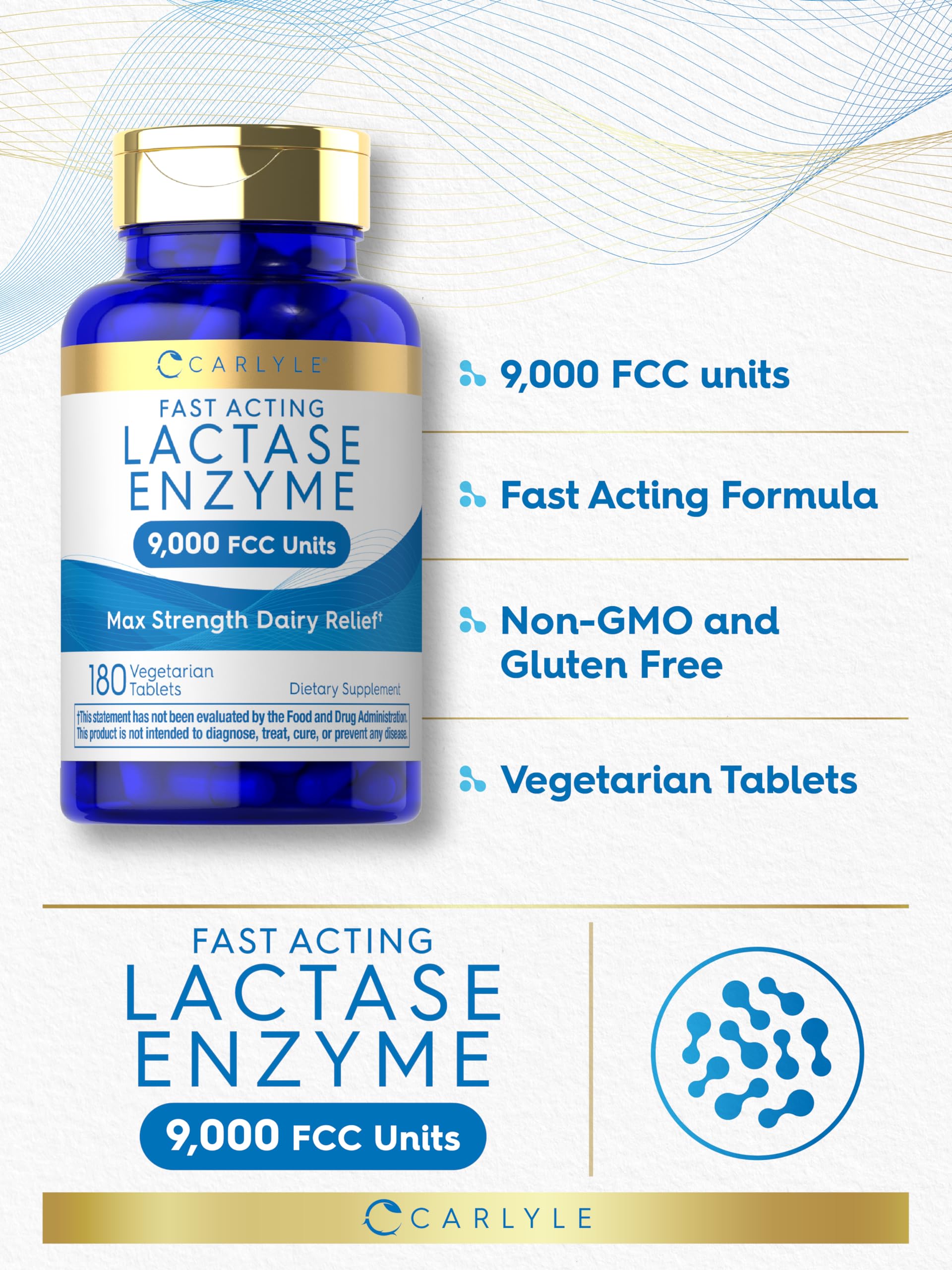 Carlyle Lactase Enzyme Tablets ingredients list