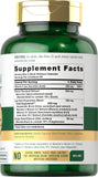 Carlyle Leg Vein Support Capsules side label showing ingredients