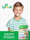 Carlyle Lil' Sprouts Probiotic Gummies open package with gummies
