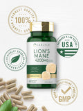 Carlyle Lion's Mane Mushroom Capsules on a wooden table