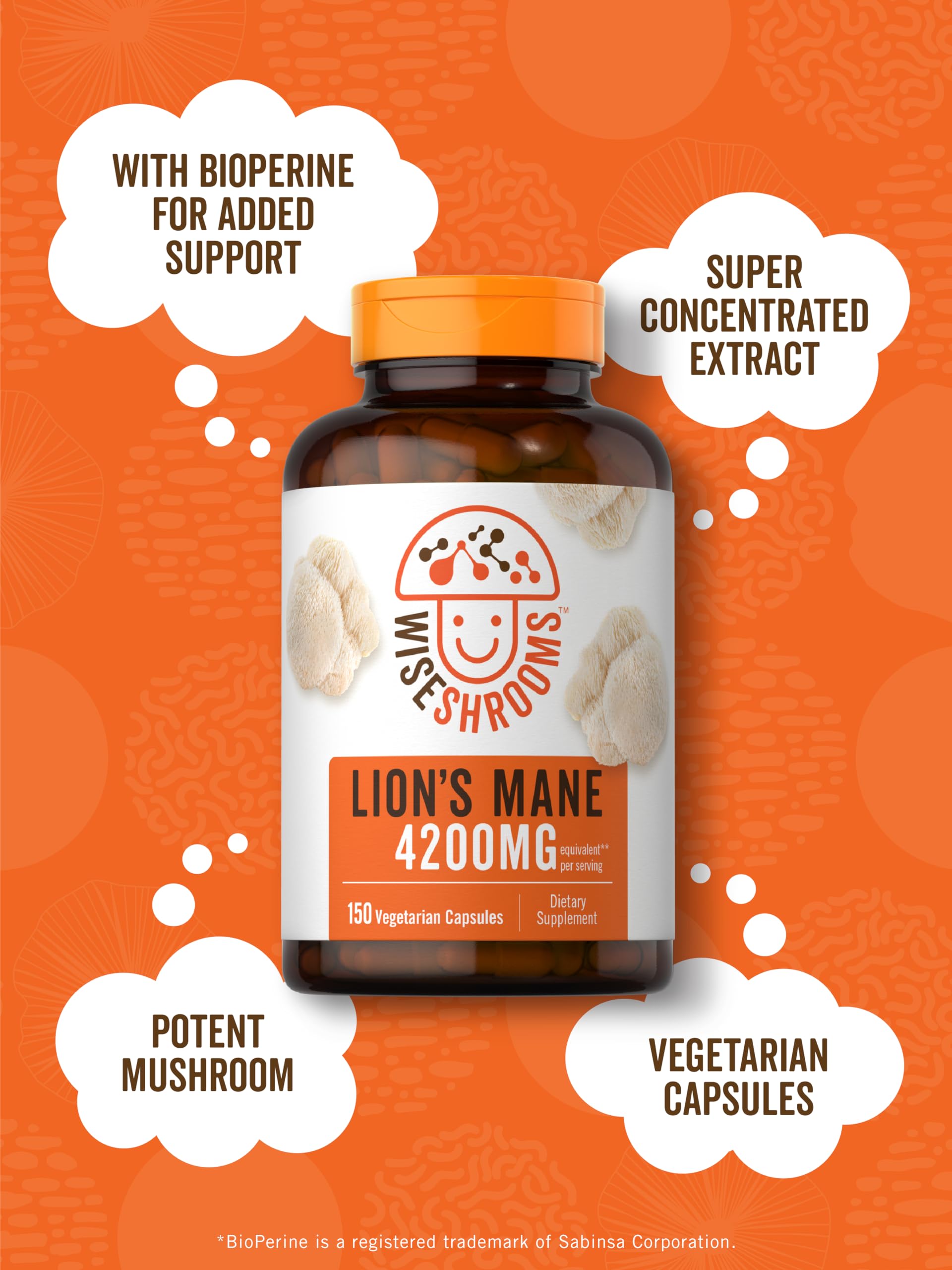 Carlyle Lion's Mane Mushroom Capsules packaging