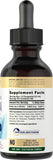 Carlyle Liquid Biotin 5000 mcg berry flavour bottle side view