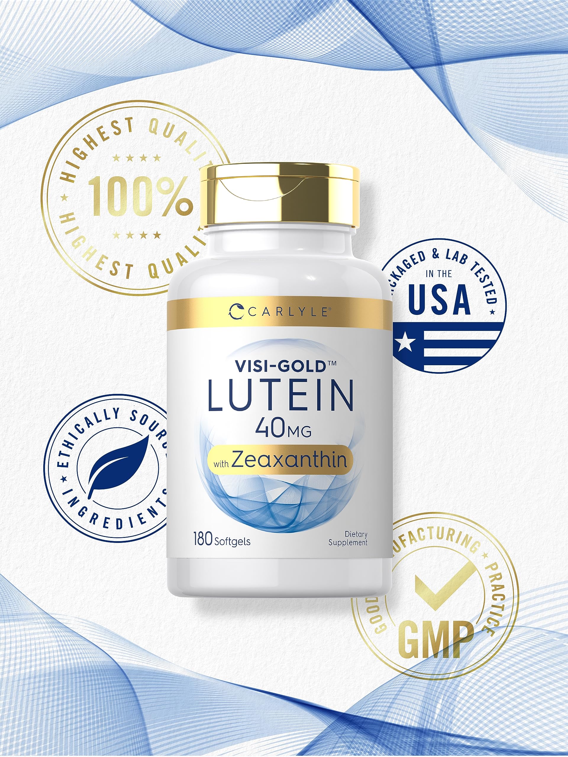 Carlyle Lutein Softgels 40mg packaging details