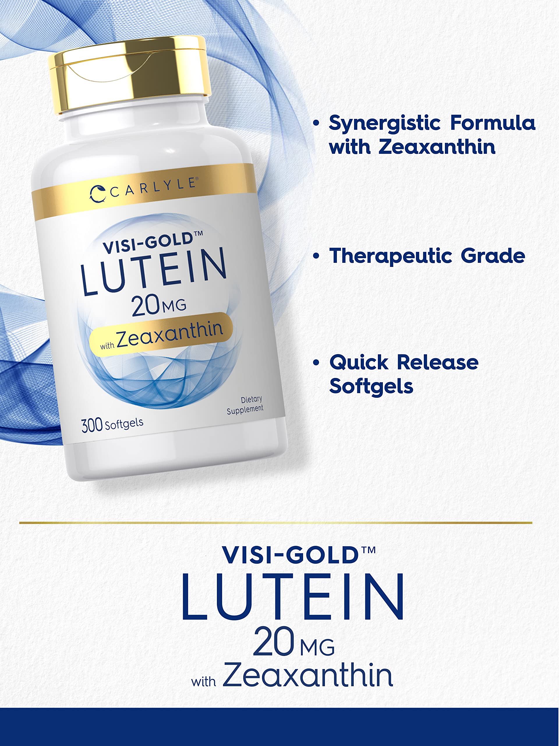 Carlyle Lutein & Zeaxanthin Softgels 20mg packaging