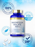 Carlyle Magnesium Malate 1800mg caplets with measuring spoon