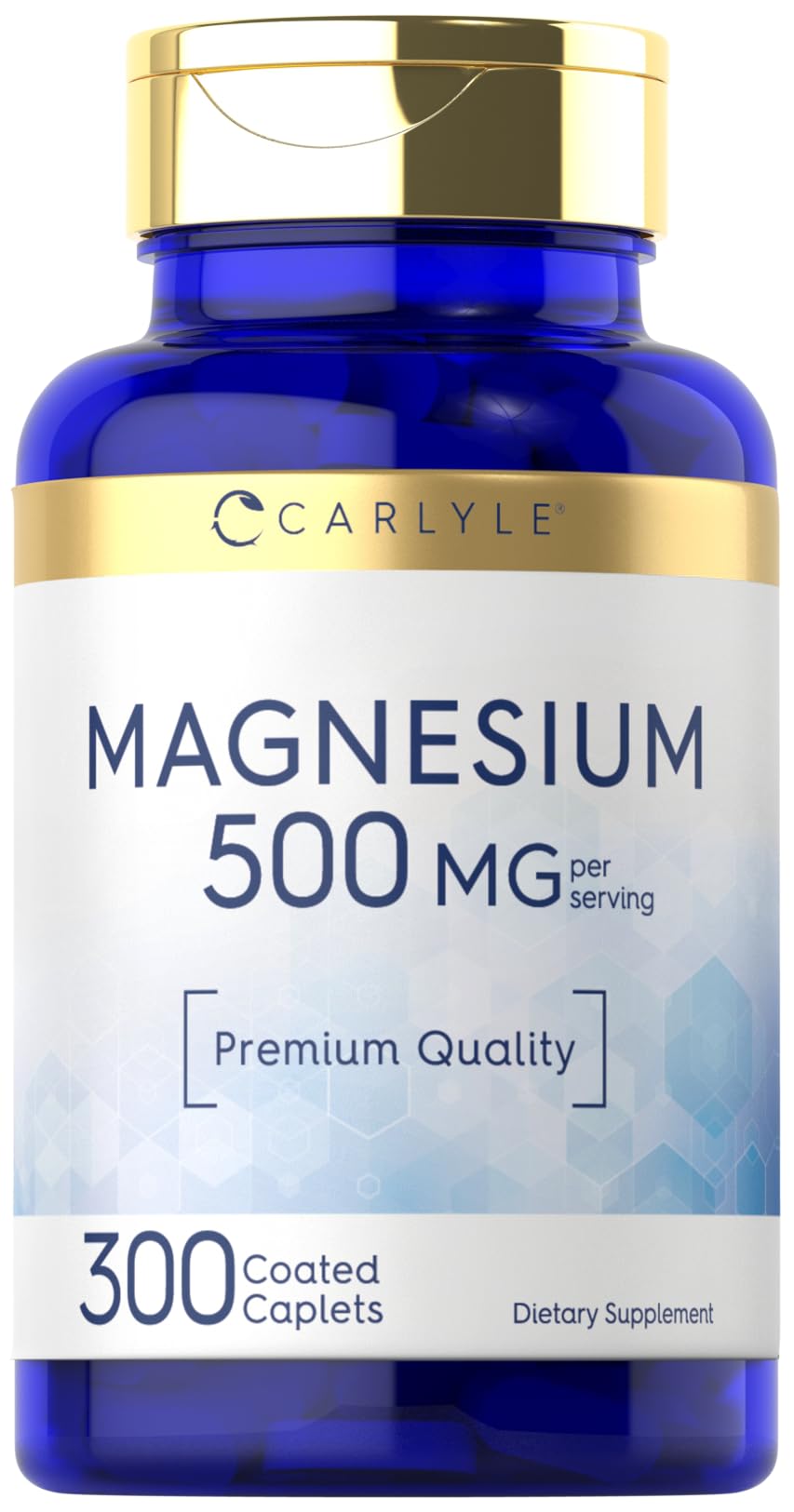 Carlyle Magnesium Oxide 500mg caplets front view