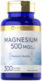 Carlyle Magnesium Oxide 500mg caplets front view