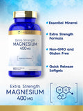 Carlyle Magnesium Oxide bottle with label details
