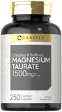 Carlyle Magnesium Taurate 1500mg Coated Caplets front view