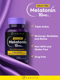 Carlyle Melatonin 10mg 120 Capsules close-up of capsules