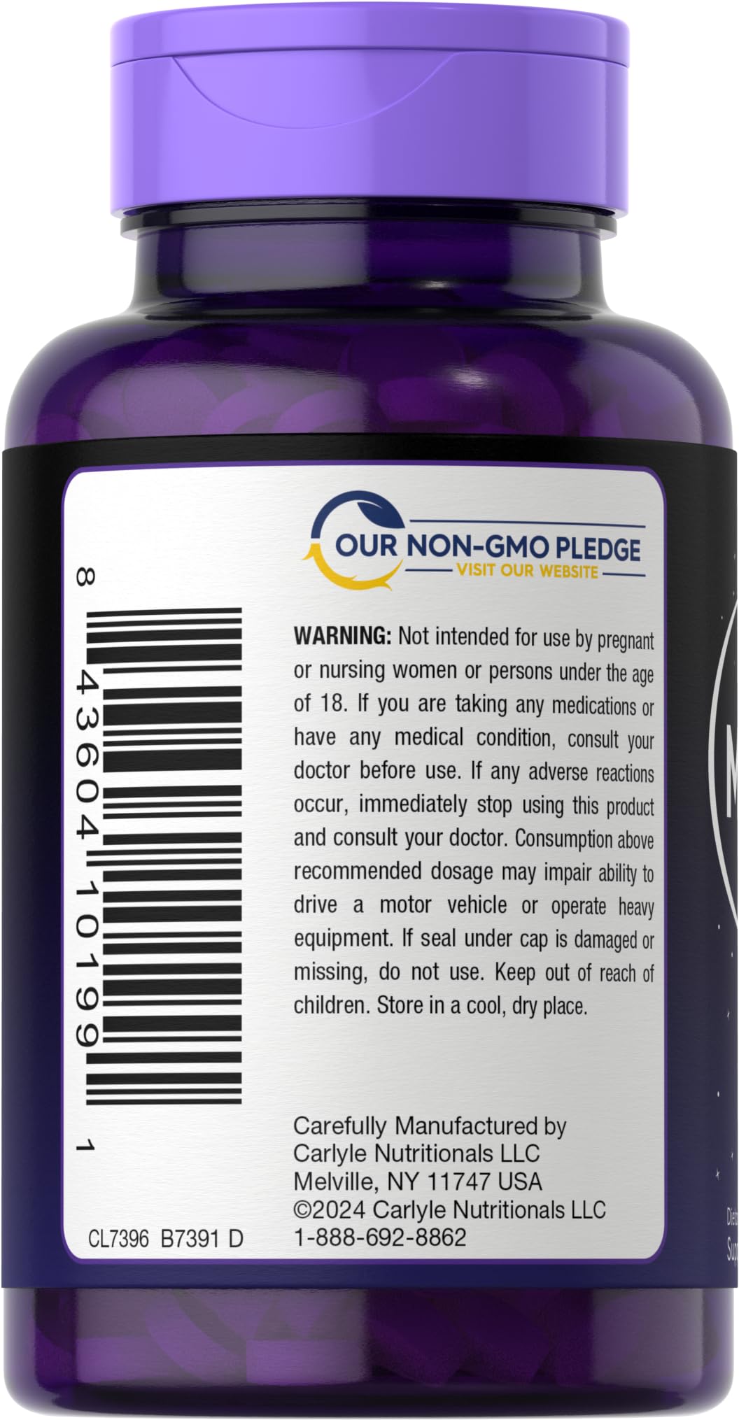 Carlyle Melatonin 12 mg Fast Dissolve Tablets packaging
