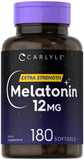 Carlyle Melatonin 12 mg Softgel Capsules front view