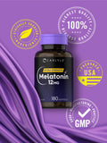 Carlyle Melatonin 12 mg Softgel Capsules on a table