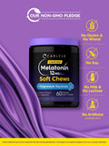 Carlyle Melatonin 12mg Soft Chews open package with chews