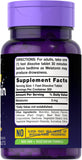 Carlyle Melatonin 5 mg fast dissolve tablets side view