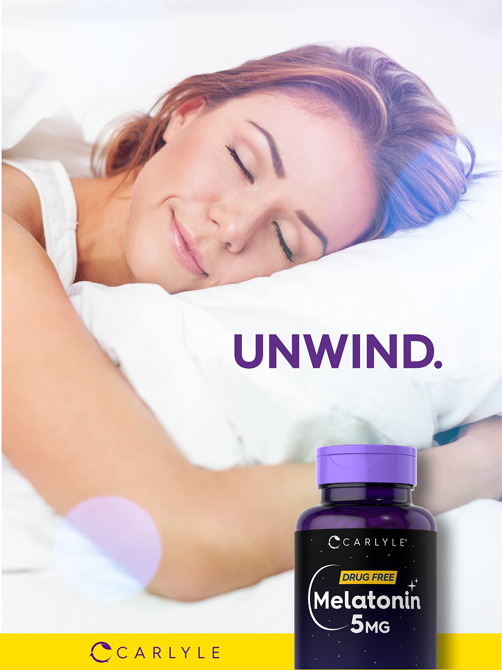 Carlyle Melatonin 5mg supplement ingredients list