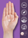 Carlyle Melatonin Complex 150 tablets displayed in a neat arrangement
