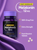Carlyle Melatonin fast dissolve tablet close-up
