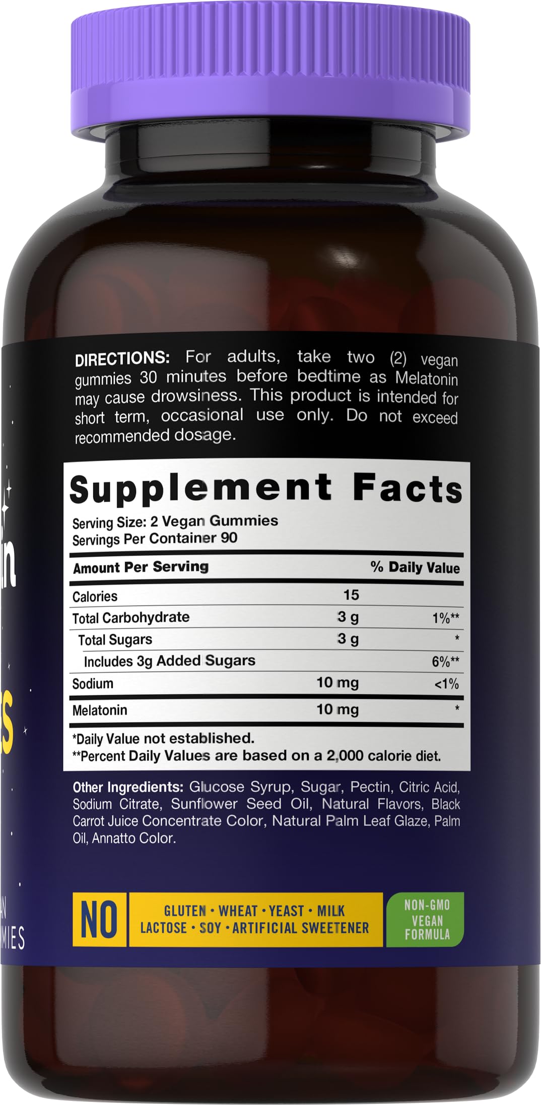 Carlyle Melatonin Gummies 10mg berry flavour gummies