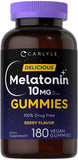 Carlyle Melatonin Gummies 10mg front view packaging