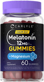 Carlyle Melatonin Gummies 12mg front view packaging