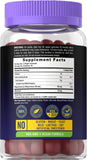 Carlyle Melatonin Gummies 12mg side view with ingredients