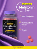 Carlyle Melatonin Gummies 5mg Berry Flavour close-up of gummies