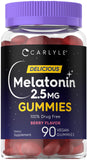 Carlyle Melatonin Gummies 90 Count pack front view