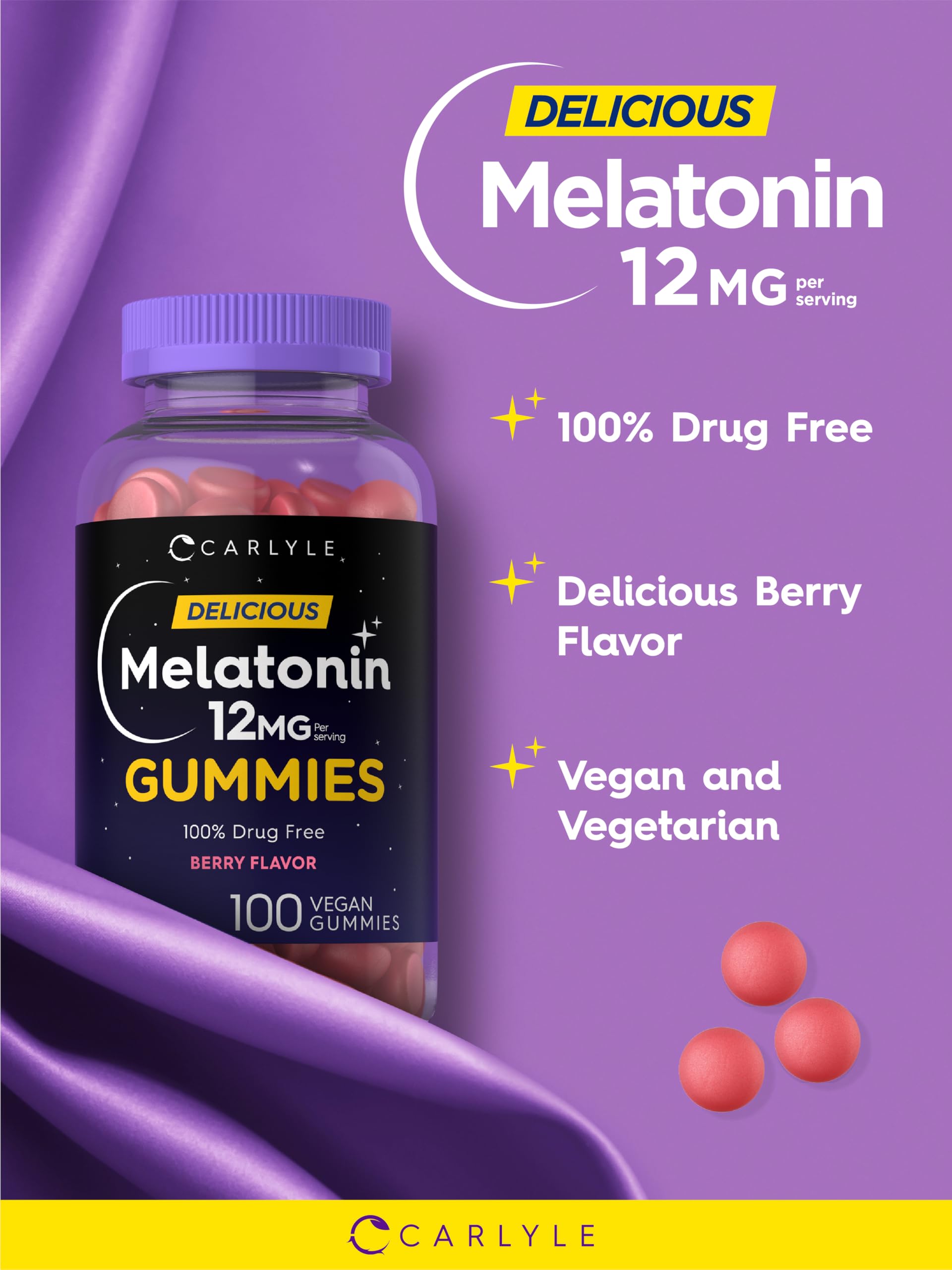 Carlyle Melatonin Gummies ingredients list