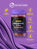 Carlyle Melatonin Gummies side view of packaging