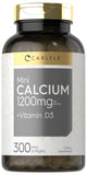 Carlyle Mini Calcium Softgels 1200mg front view