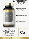 Carlyle Mini Calcium Softgels serving size softgel